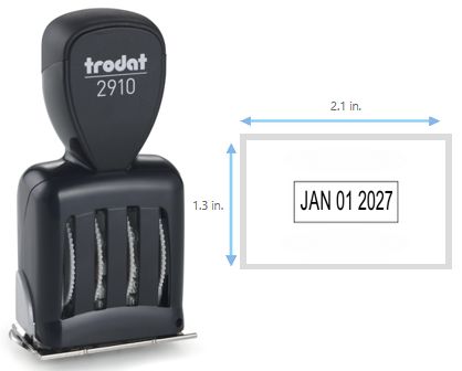 Trodat 2910/P05 Die Plate Date Stamp