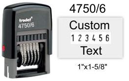 Trodat 55510 Number Stamp