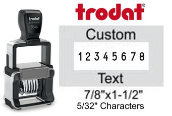 Trodat 5558-PL 8 Band Numbering Stamp