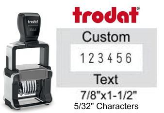 Trodat 5546-PL Band Numbering Stamp