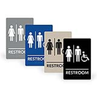 ADA Sign UNISEX HANDICAP 6"x9"