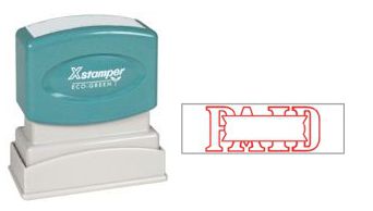 Xstamper Pre-Inked Stock Stamp "PAID"
Xstamper Stock Stamp