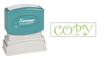 Xstamper Pre-Inked Stock Stamp "COPY"
Xstamper Stock Stamp