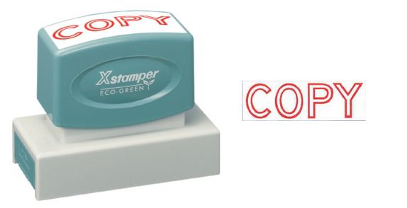Xstamper Jumbo Stock Stamp "COPY"
Xstamper Stock Stamp