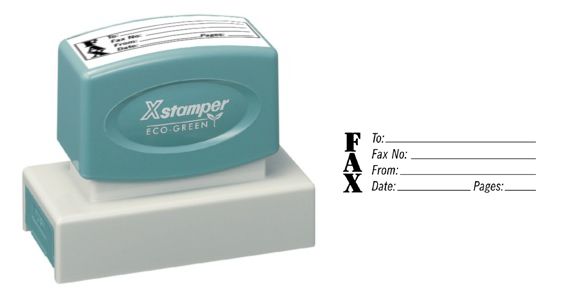 Xstamper Jumbo Stock Stamp "FAX"
Xstamper Stock Stamp